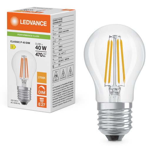 EAN 4099854439131 - Osram LED Classic P lámpara LED Blanco cálido 2700 K 3,4 W E27 D imagen 5
