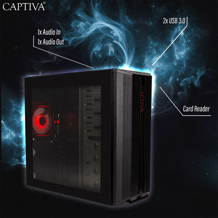 EAN 4046373927076 - CAPTIVA 92707 PCs/estación de trabajo AMD Ryzen™ 5 5500 16 GB DDR4-SDRAM 500 GB SSD NVIDIA GeForce RTX 50 imagen 6