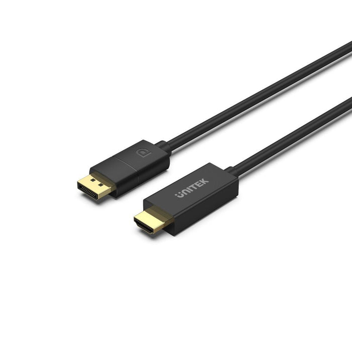 EAN 4894160048462 - UNITEK V1608A adaptador de cable de vídeo 1,8 m DisplayPort HDMI Gris imagen 1
