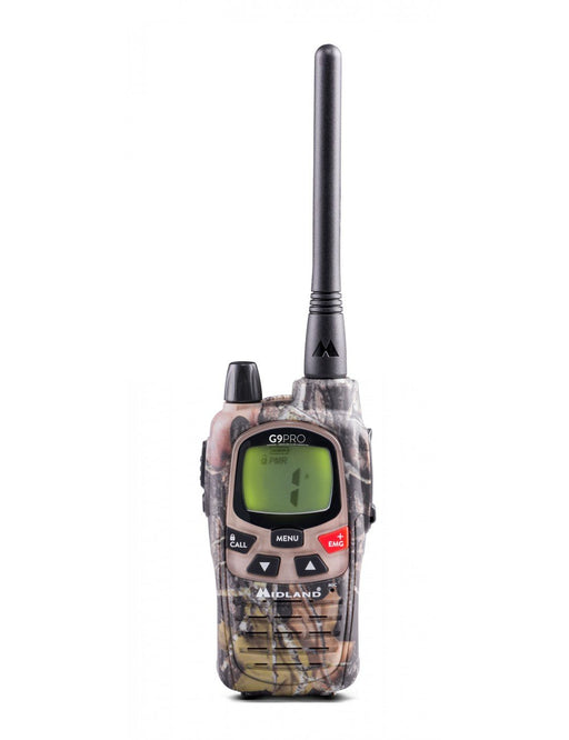 EAN 8011869202452 - Midland G9 Pro two-way radios 101 canales 446.00625 - 446.19375 MHz Camuflaje imagen 1