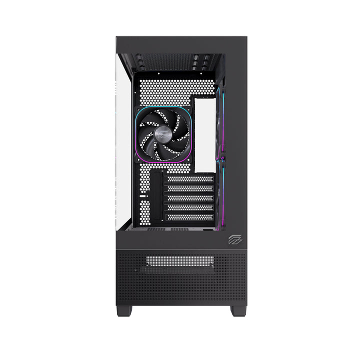 EAN 6977277360011 - Einarex EXCS-SM-51DR-B carcasa de ordenador Micro Torre Negro imagen 4