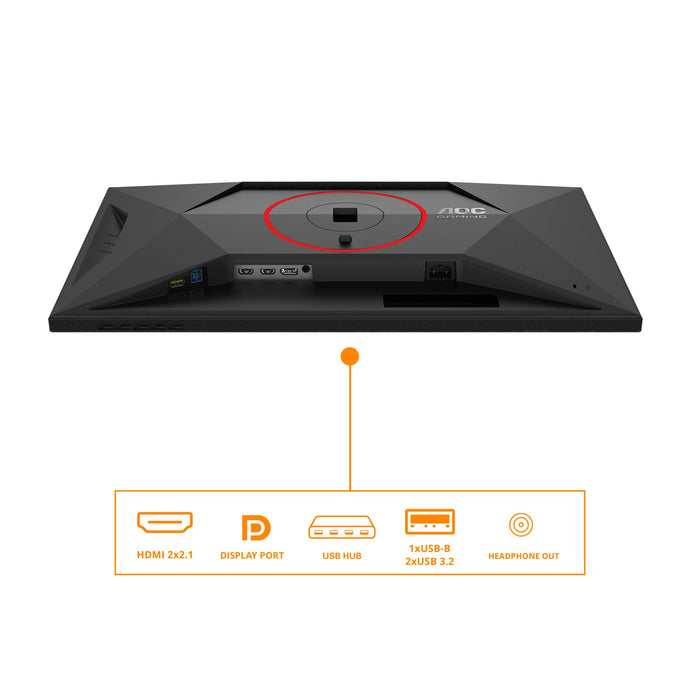 EAN 4038986182713 - AOC G4 Q27G4SRU pantalla para PC 68,6 cm (27") 2560 x 1440 Pixeles Quad HD LED Negro, Rojo imagen 4