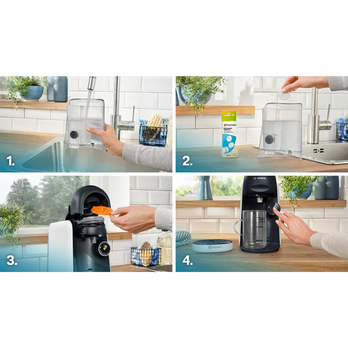Cafetera  Bosch Tas164e Eléctrica Totalmente Automática Macchina Per Caffè A Capsule 0,7 L