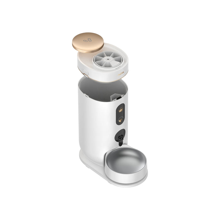 Comedero Automático Para Mascotas Mova Nutripal 10 Ultra Smart, Blanco