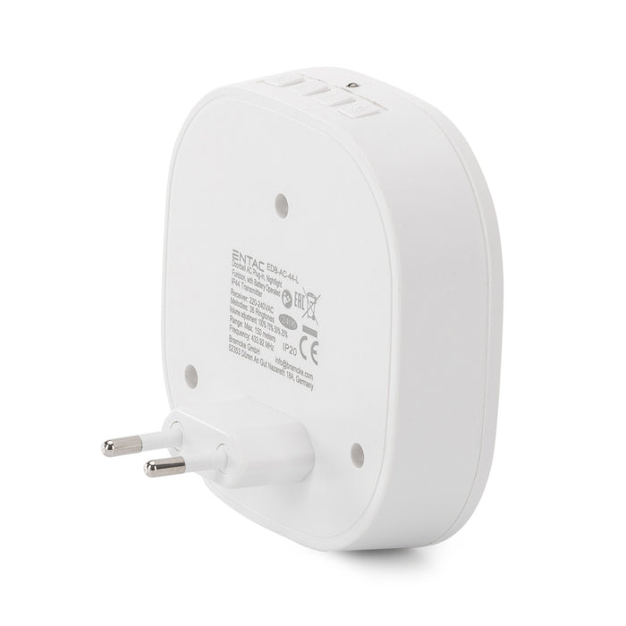 Entac Türklingel Ac Plug-In Nachtlicht Ip44-Sender 1xcr2032