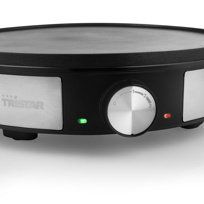 EAN 8713016097491 - Tristar BP-2638 crepera 1 crep(s) 1200 W Negro, Acero inoxidable imagen 4