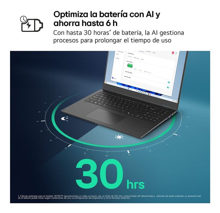 EAN 8806096454633 - LG Gram 14ZD90T Intel Core Ultra 7 255H Portátil 35,6 cm (14") WUXGA 16 GB LPDDR5x-SDRAM 1 TB SSD FreeDOS imagen 3