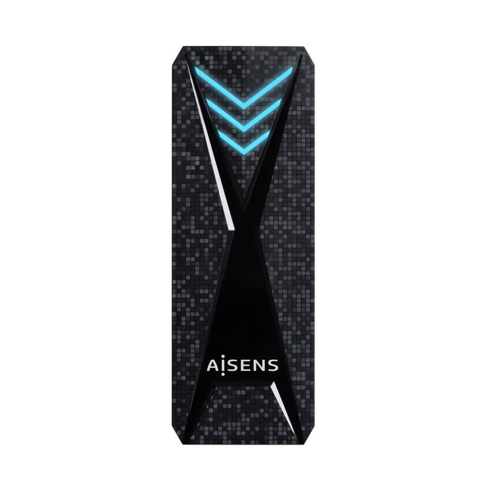 EAN 8436574706116 - AISENS ASM2-RGB013B caja para disco duro externo Caja externa para unidad de estado sólido (SSD) Negro imagen 1
