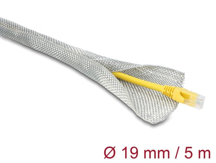 Delock Funda Trenzada Zur Emv Blindaje Selbstschliessend 5 M X 19 Mm
