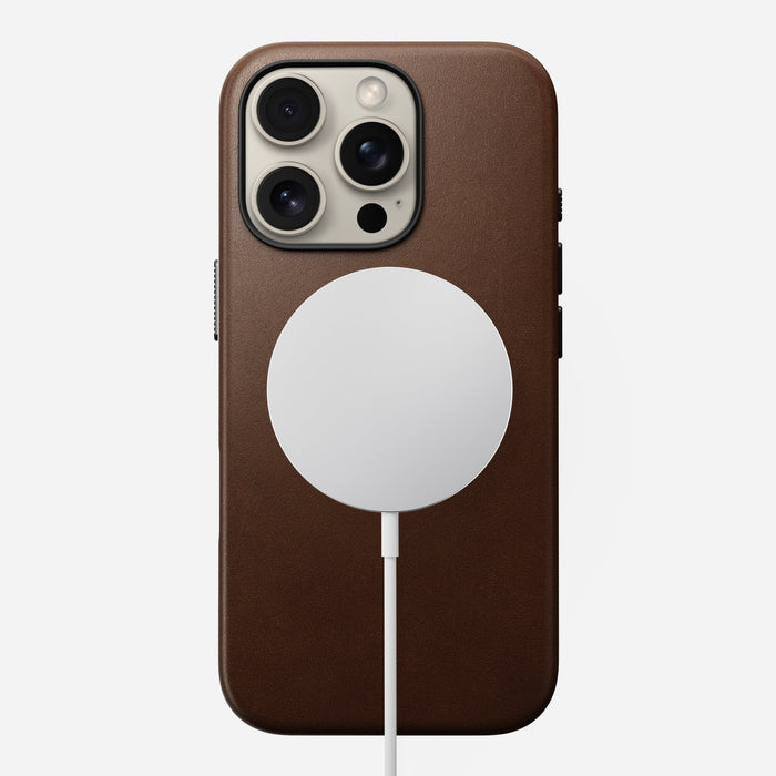 Nomad Traditional Leather Case Iphone 16 Pro Brown