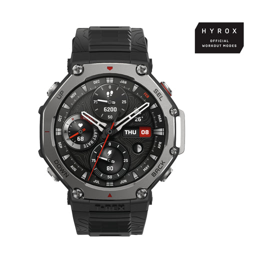 EAN 6970100374889 - Amazfit T-Rex 3 3,81 cm (1.5") AMOLED 48.5 mm Digital 480 x 480 Pixeles Pantalla táctil Negro Wifi GPS (s imagen 1