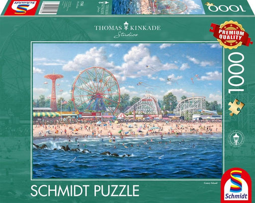 EAN 4001504573652 - Schmidt Spiele Thomas Kinkade Studios: Coney Island Puzzle rompecabezas 1000 pieza(s) Paisaje imagen 1