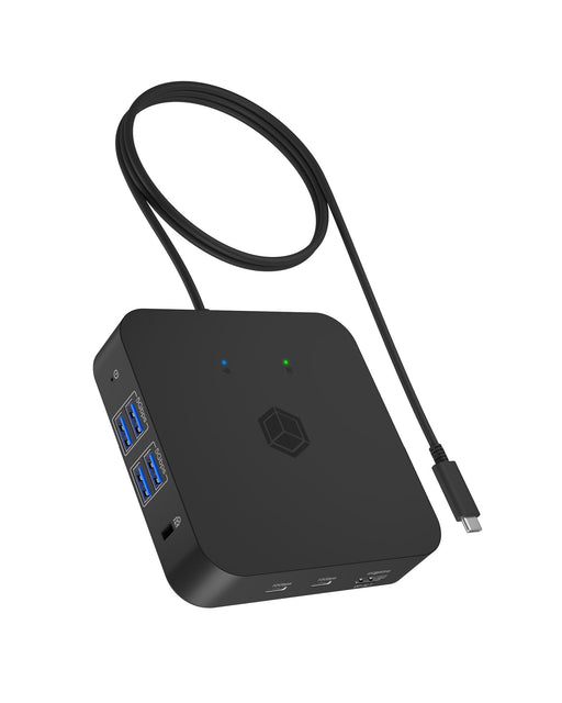 EAN 4250078174318 - ICY BOX IB-DK4090-C Acoplamiento USB 3.2 Gen 2 (3.1 Gen 1) Type-C Negro imagen 1
