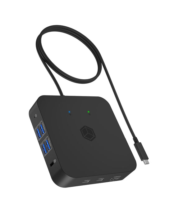 EAN 4250078174318 - ICY BOX IB-DK4090-C Acoplamiento USB 3.2 Gen 2 (3.1 Gen 1) Type-C Negro imagen 1