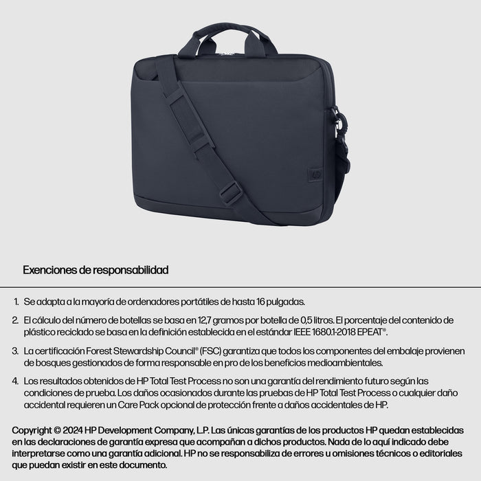 EAN 0198122601936 - HP Everyday 16 Odyssey Gray Laptop Briefcase 40,9 cm (16.1") Gris imagen 5