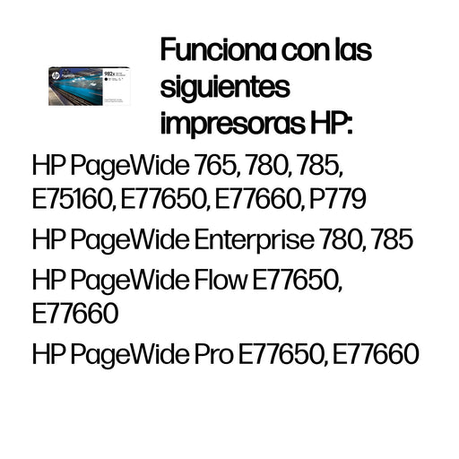 EAN 0190781050124 - HP 982X High Yield Black Original PageWide Cartridge cartucho de tinta 1 pieza(s) Alto imagen 2