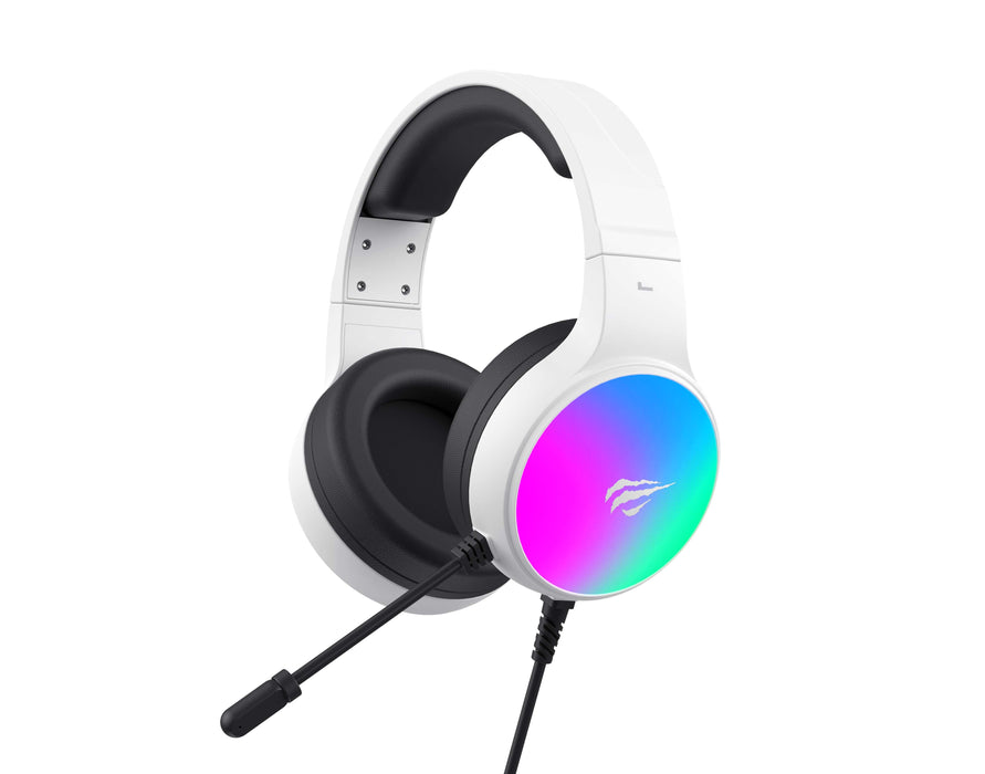 EAN 6939119080532 - Havit H2043U auricular y casco Auriculares Alámbrico Diadema Juego Negro, Blanco imagen 1