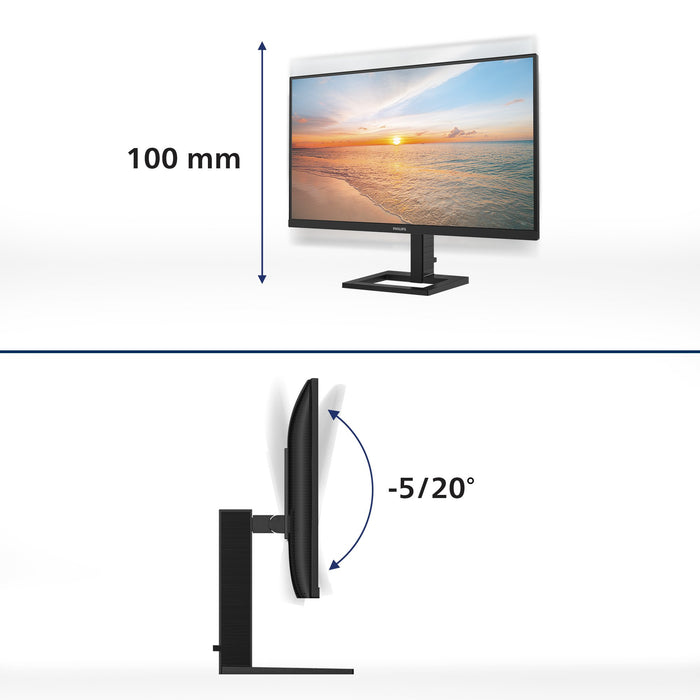 EAN 8712581805777 - Philips 1000 series 27E1N1800AE/00 pantalla para PC 68,6 cm (27") 3840 x 2160 Pixeles 4K Ultra HD LED Neg imagen 4