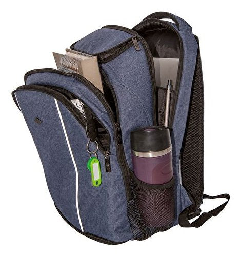Mochila Wedo Business Denim, Con Características De Confort, Azul