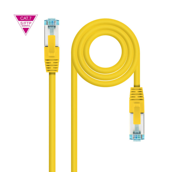 EAN 8433281011724 - Nanocable 10.20.1701-Y cable de red Cat7 SF/UTP (S-FTP) imagen 1
