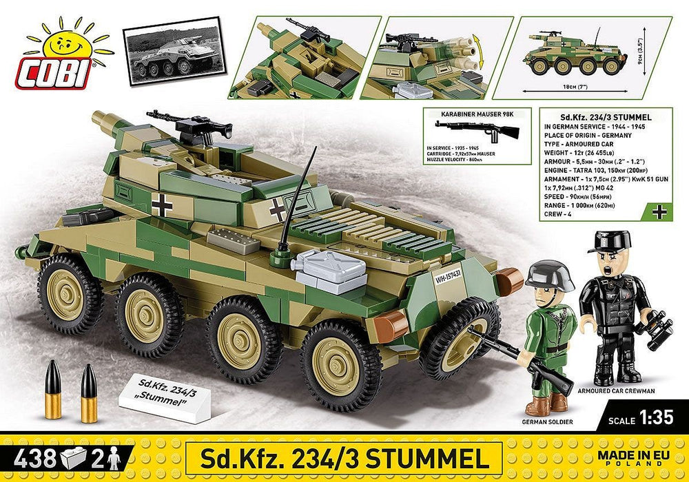 EAN 5902251022884 - COBI Sd.Kfz. 234/3 Stummel imagen 4