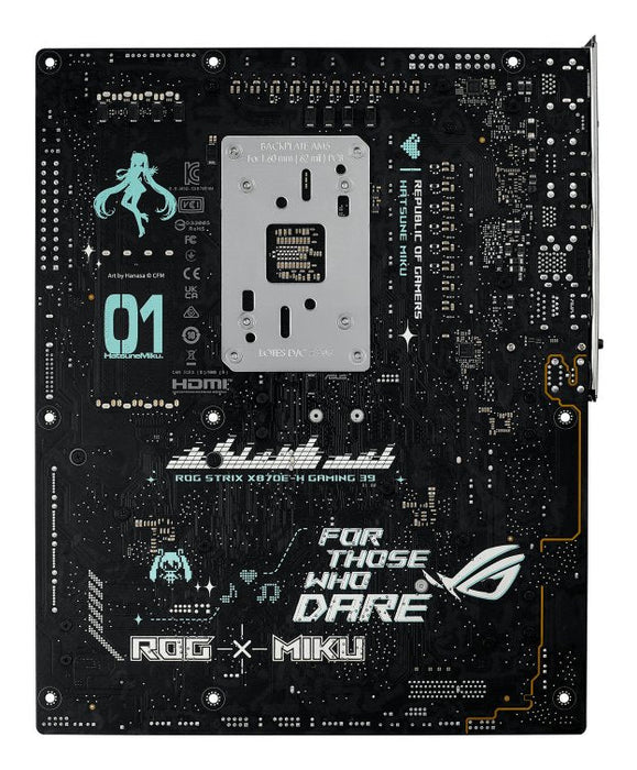 Asus Rog Strix X870e-H Gaming Hatsune Miku Edition (Negro) 90mb1ma0-M0eay0