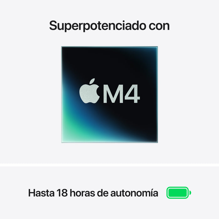 EAN 0195949890444 - Apple MacBook Air Apple M M4 Portátil 34,5 cm (13.6") 16 GB 256 GB SSD Wi-Fi 6E (802.11ax) macOS Sequoia  imagen 4