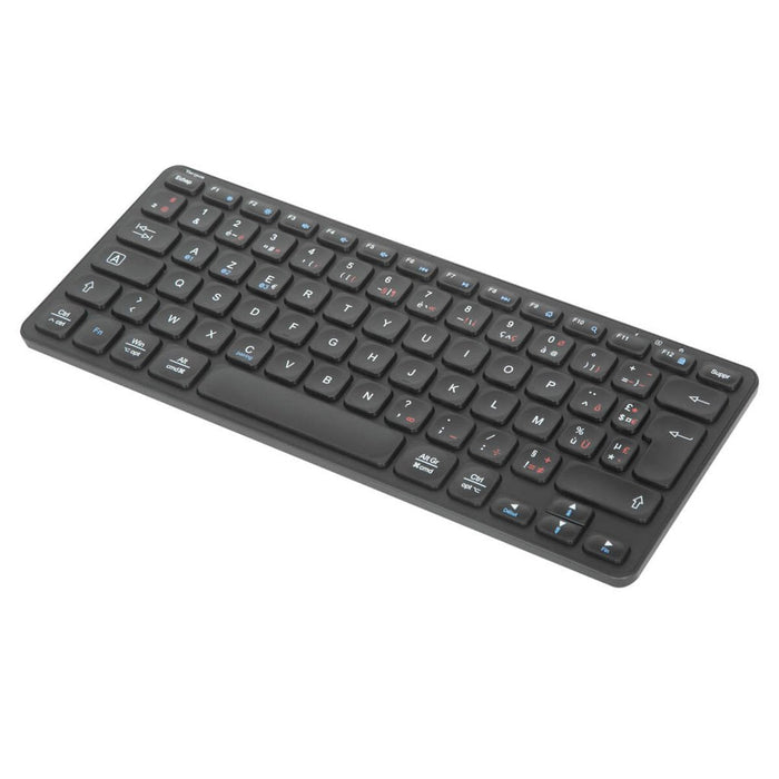 Targus Teclado Multidispositivo Compact Antimicrobiano Inalámbrico Bluetooth 5.1 Francés Negro