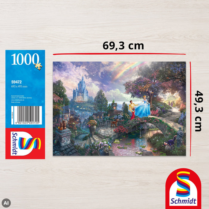 EAN 4001504594725 - Schmidt® Spiele Disney Cinderella Puzzle rompecabezas 1000 pieza(s) Dibujos imagen 2