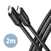 EAN 8595247905963 - Axagon BUCM3-CM20AB cable USB USB 3.2 Gen 1 (3.1 Gen 1) 2 m USB C Negro imagen 1