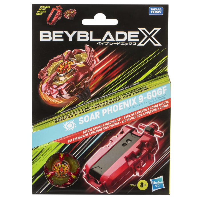 Hasbro Beyblade X Soar Phoenix Deluxe String Starter Set, Juego De Habilidad F9324eu4