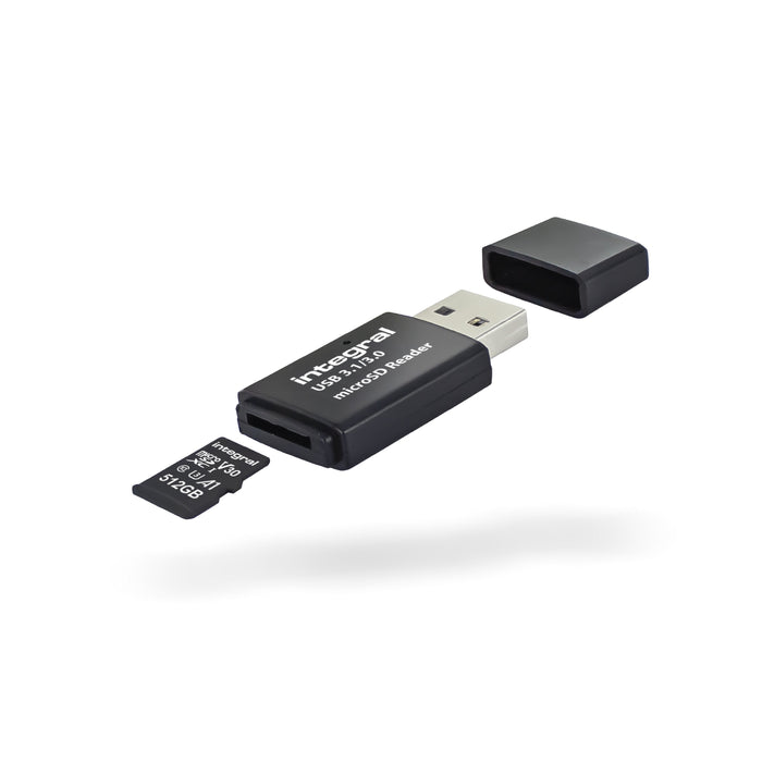 Lector De Tarjetas Usb-A 3.0 Integral Single Slot (Negro)