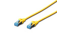 EAN 4016032213840 - Digitus DK-1531-020/Y cable de red Amarillo 2 m Cat5e SF/UTP (S-FTP) imagen 1