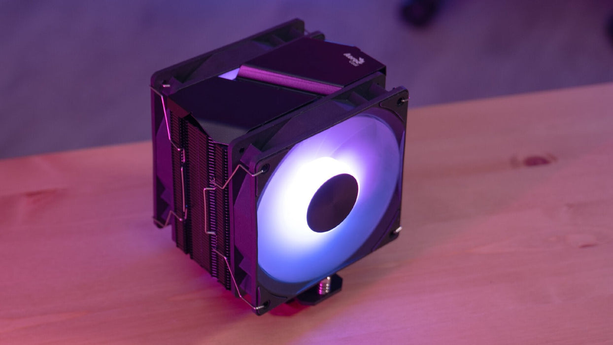 Ventilador Procesador Aerocool Rime 4 Dual Rgb (Negro)