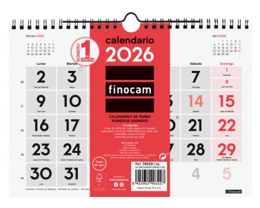 EAN 8422952403227 - Finocam 780200026 calendario imagen 1