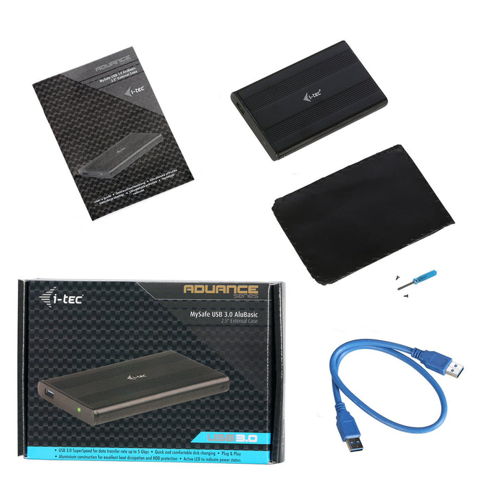 EAN 8595611701061 - i-tec Advance MYSAFEU312 caja para disco duro externo Carcasa de disco duro/SSD Negro 2.5" imagen 8