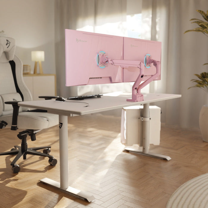 EAN 0850072937359 - Arozzi AZ-ALZARE-NEO-DUO-PNK soporte para monitor 86,4 cm (34") Escritorio Rosa imagen 6