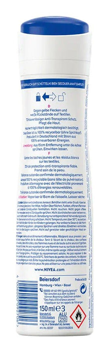 Negro & Blanco Invisible Transparente Deo-Spray 150,0 Ml