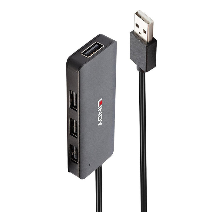 Lindy Usb 2.0 Hub 4 Puertos Sin Fuente De Alimentación