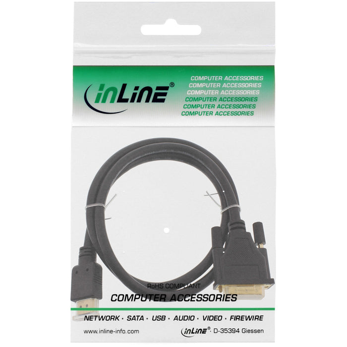 Cable Inline Hdmi A Dvi Macho A 18+1 Macho 2m