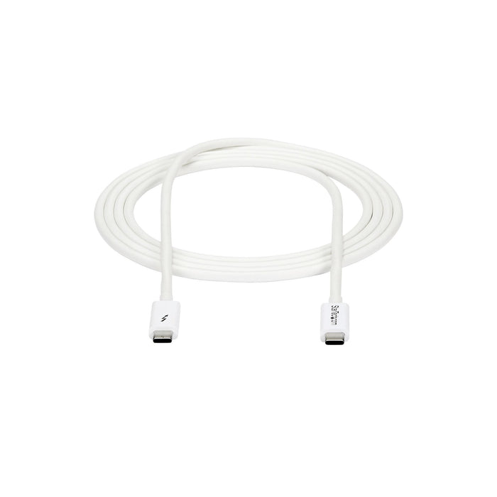 Cable 2m Thunderbolt 3 Usb-C   Cabl Blanco Compatible Displayport