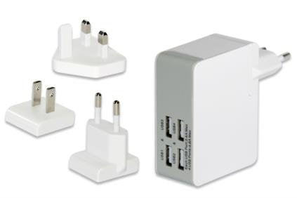 EAN 4054007318091 - Ednet 31809 cargador de dispositivo móvil Universal Blanco Corriente alterna Interior imagen 1