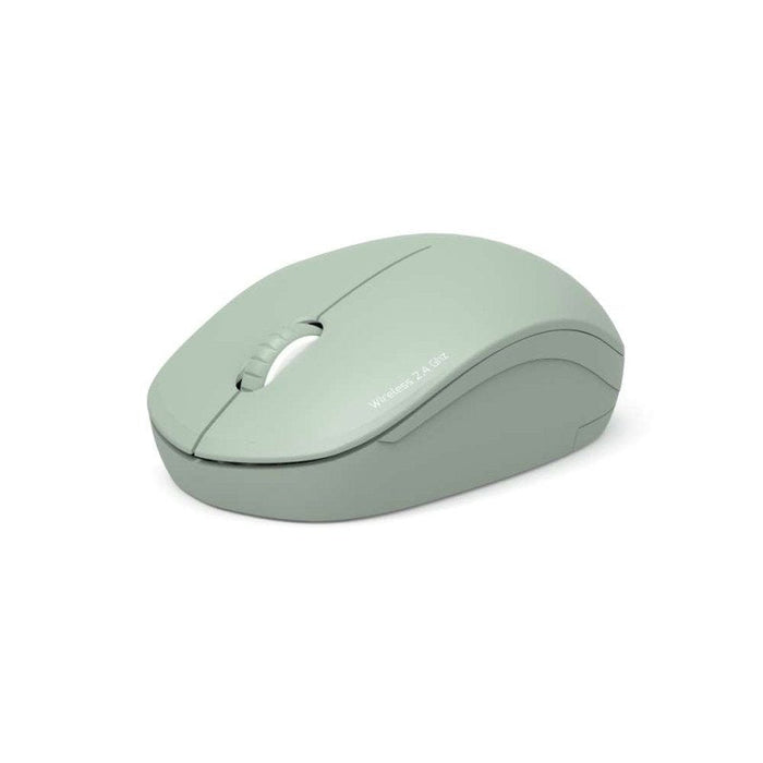 Port Connect Wireless Collection Mouse, Usb-A A Usb-C Dongle, 2.4ghz, 1600dpi, Olive