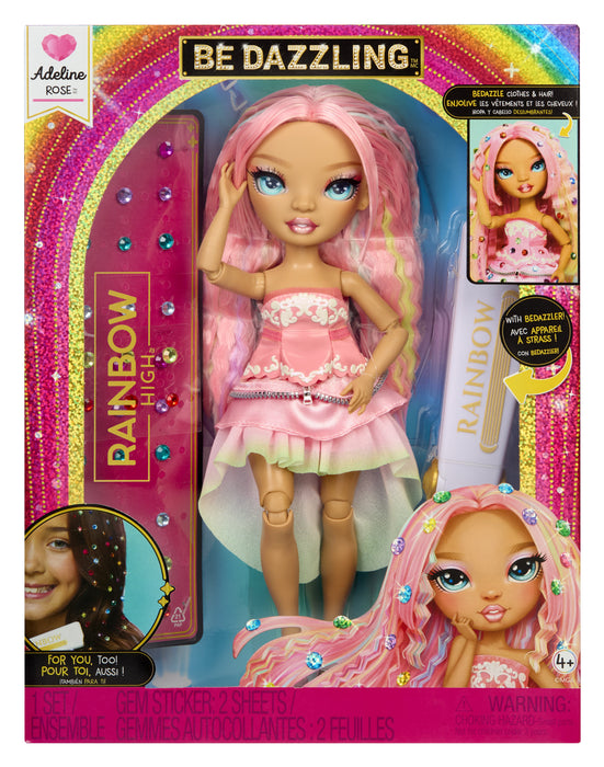 EAN 0035051597797 - Rainbow High Be Dazzling Fashion Dolls - Adeline Rose (Pink) imagen 2