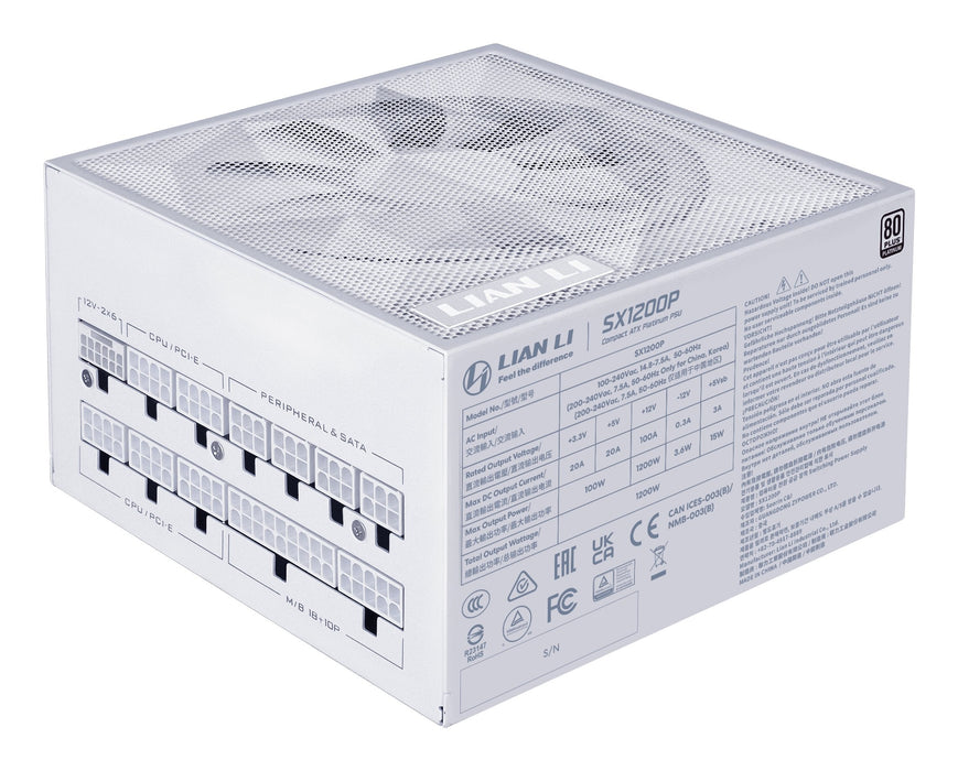 Fuente Alimentacion  Atx 1200w Lian Li Sx1200p White Platinum