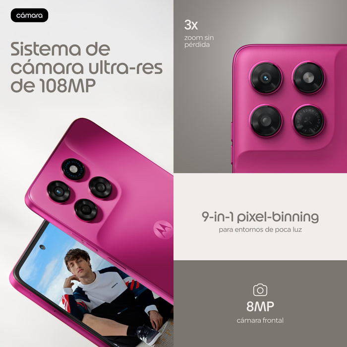 EAN 0840493620510 - Motorola moto g47 16,9 cm (6.67") SIM doble Android 16.0 5G USB Tipo C 8 GB 128 GB 5200 mAh Rosa imagen 6