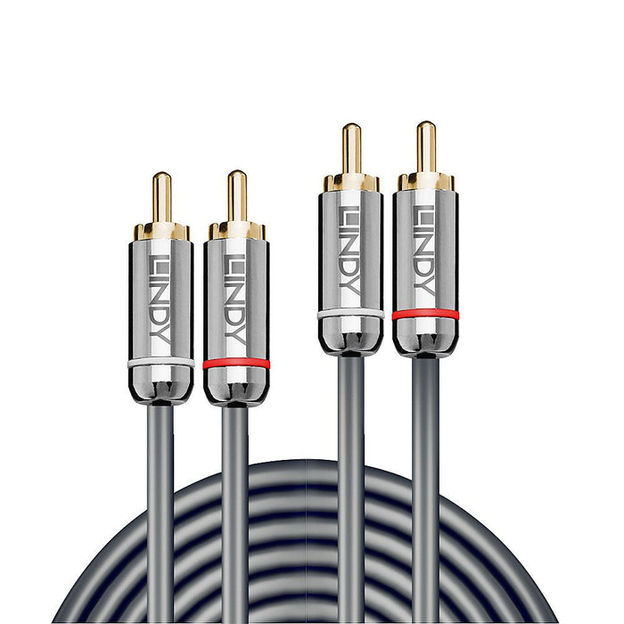 EAN 4002888353489 - Lindy 35348 cable de audio 5 m 2 x RCA Antracita imagen 2