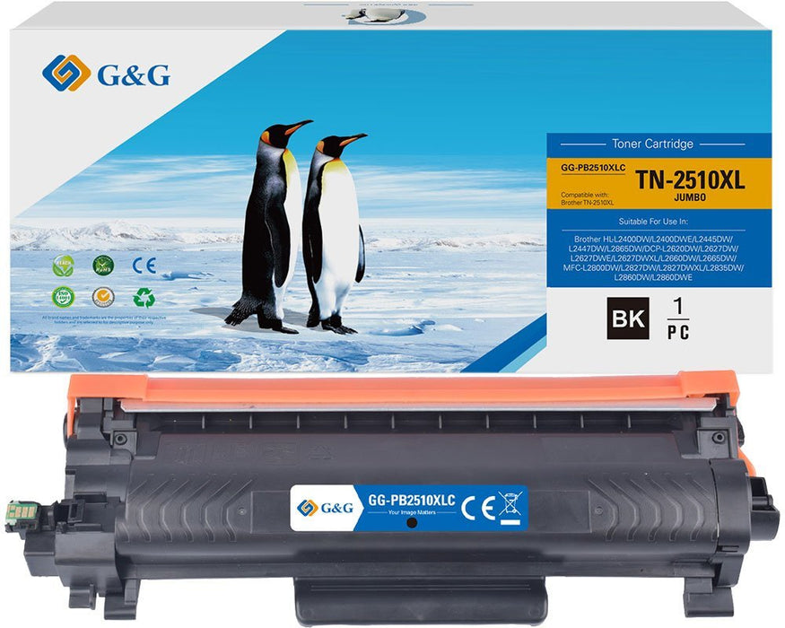 G&G Toner Compatible Con Brother Tn2510xxl