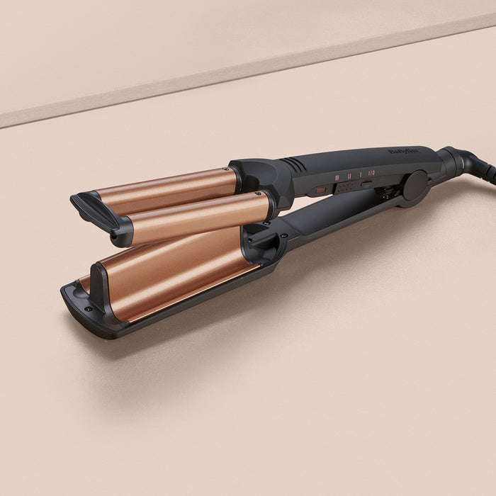 EAN 3030050154924 - BaByliss Deep Waves Rizador de pelo Caliente Negro, Naranja 2,5 m imagen 10