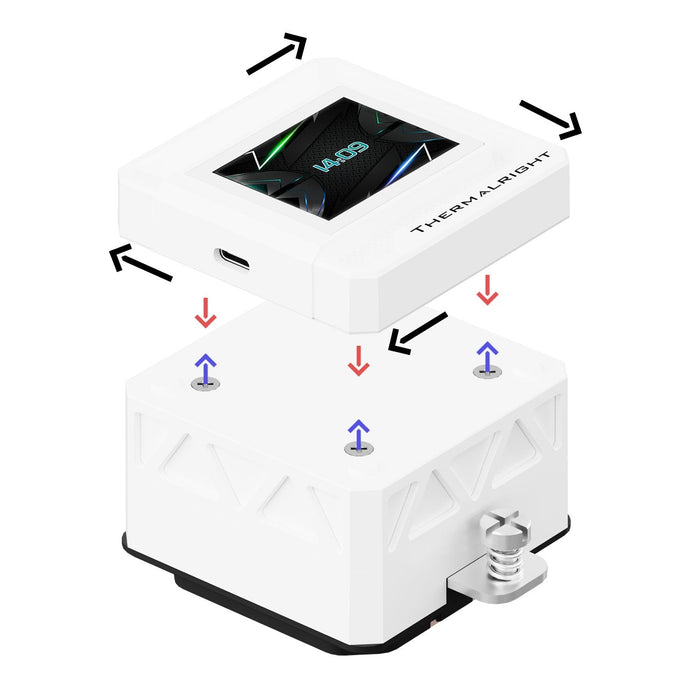 K Kit Watercooling Aio Thermalright Frozen Warframe Se V2 Rgb - 360mm (Blanc)
